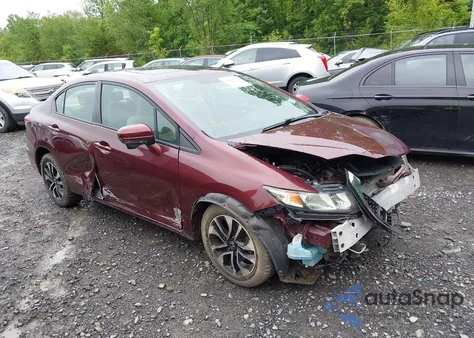 2015 Honda Civic Ex из США, поврежденный, VIN 19XFB2F82FE260624